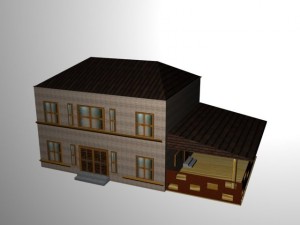 vestern 3D Model