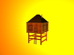 tropical house 3D Model