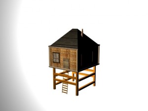 tropical house 3D Model