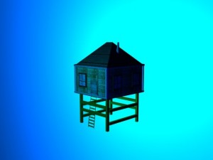 tropical house 3D Model
