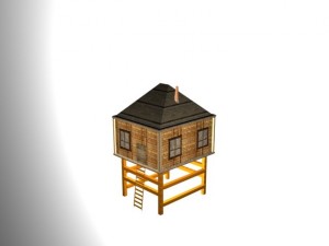 tropical house 3D Model