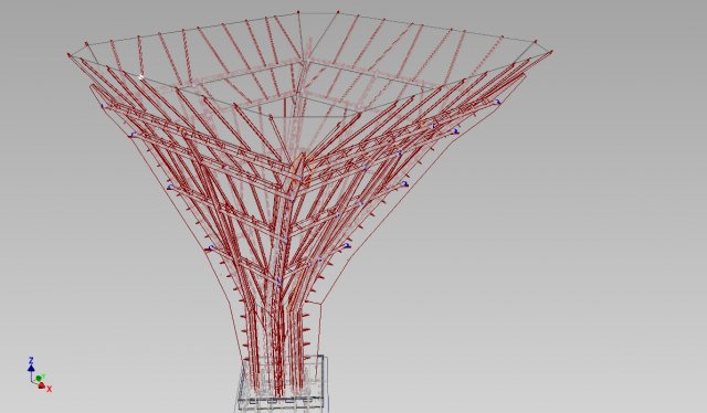 steel tree Modello 3D .c4d .max .obj .3ds .fbx .stl .blend 