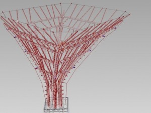 steel tree 3Dモデル