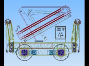 mini crane 3D Model