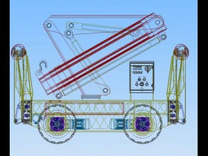 mini crane 3D Model