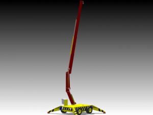 mini crane 3D Model