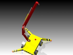 mini crane 3D Model