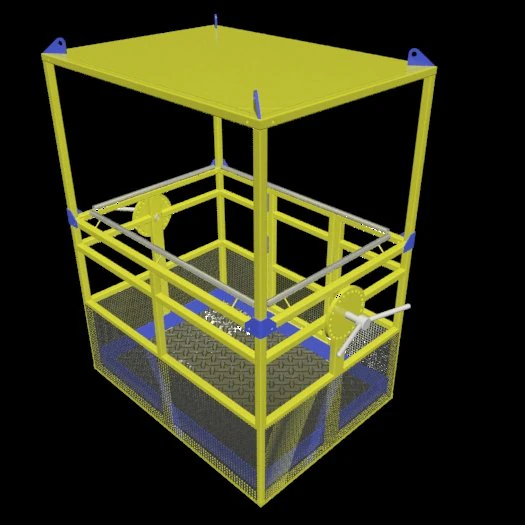 aerial safety platform 3D Model .c4d .max .obj .3ds .fbx .stl .blend 