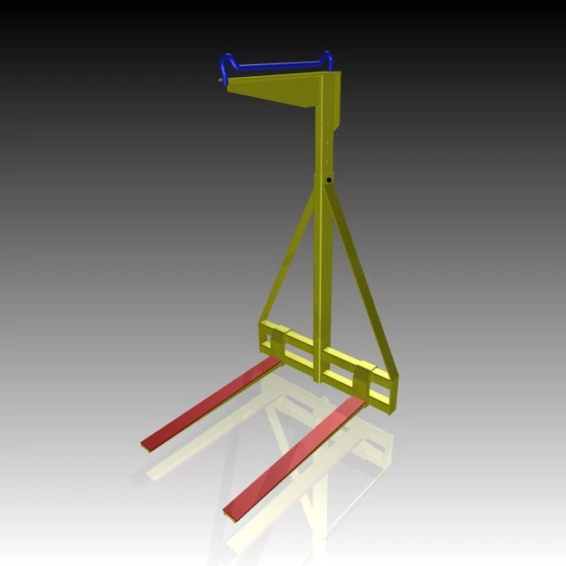 elevador de paletas ajustable Modelo 3D .c4d .max .obj .3ds .fbx .stl .blend 