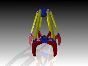 print ready grabber crane 3D Модель