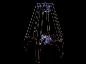 print ready grabber crane 3Dモデル