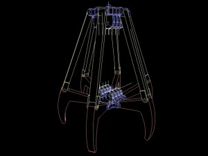 print ready grabber crane 3D Model