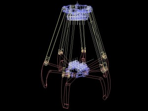 print ready grabber crane 3Dモデル