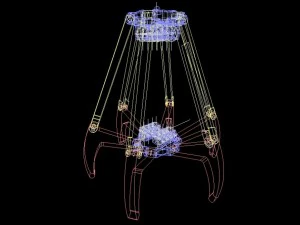 print ready grabber crane 3D Model