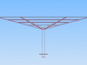 metal carport 3D 模型