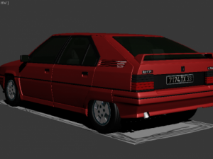 citroen bx 3D Model