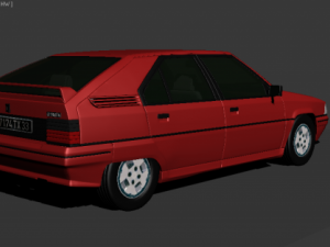 citroen bx 3D Model