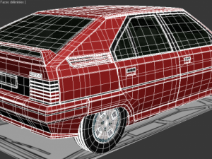 citroen bx 3D Model