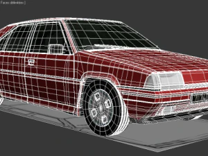 citroen bx 3D Model