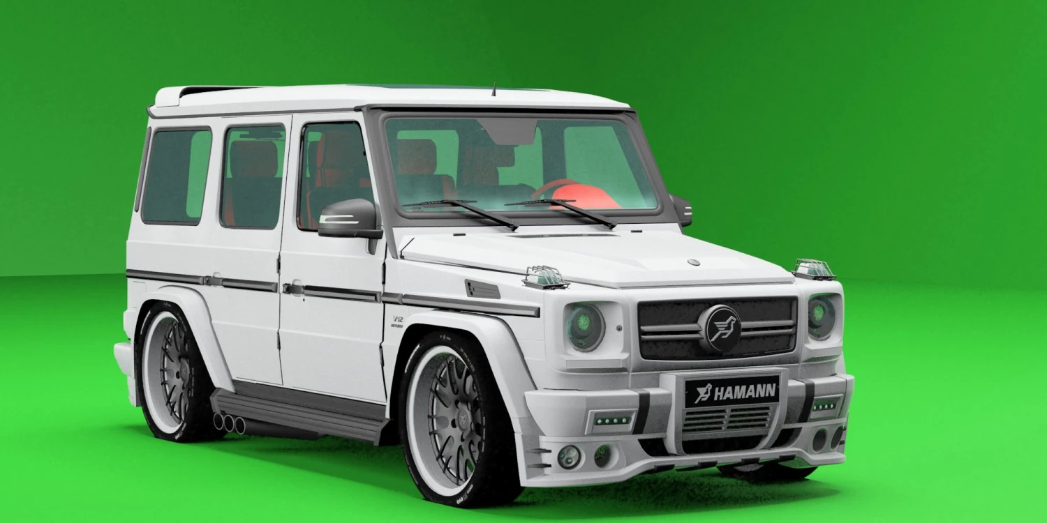 gelentwagen hamman tuning 3D Model .c4d .max .obj .3ds .fbx .stl .blend 