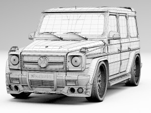gelentwagen hamman tuning 3D 모델