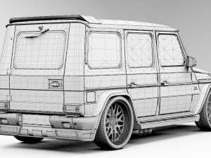 gelentwagen hamman tuning 3D 모델