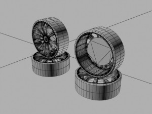 teke concept wheel 3D 모델