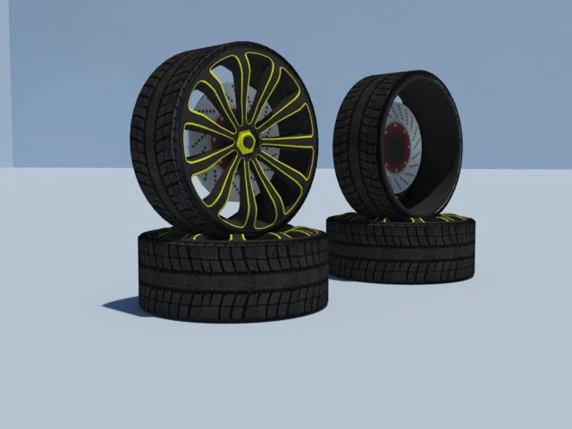 teke concept wheel 3D Model .c4d .max .obj .3ds .fbx .stl .blend