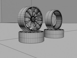teke concept wheel 3D 모델