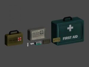 ilaç seti paketi 3D Model