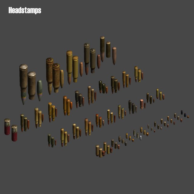 Download ammo collection 3D Model