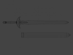 sword  sheath 3Dモデル