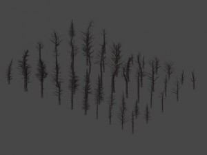 dead trees 3D Модель