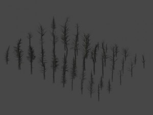 dead trees 3D Модель