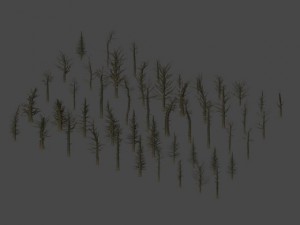 dead trees 3D Модель