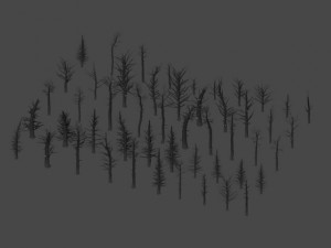 dead trees 3D Модель