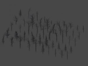 dead trees 3D Model