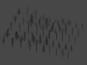 dead trees 3D Модель