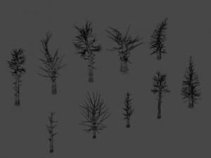 dead trees 3D Модель
