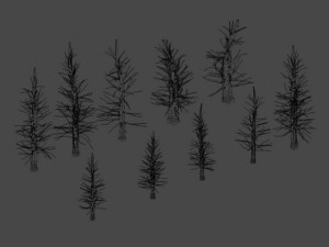 dead trees 3D Модель