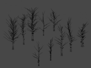 dead trees 3D Модель