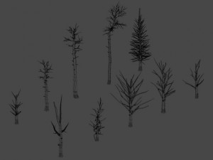 dead trees 3D Модель