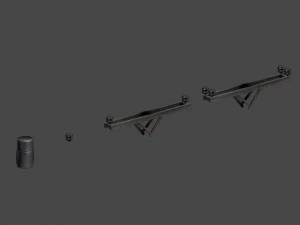 american energy poles 3D Model