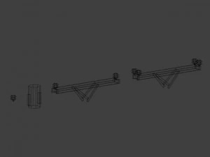 american energy poles 3D Model