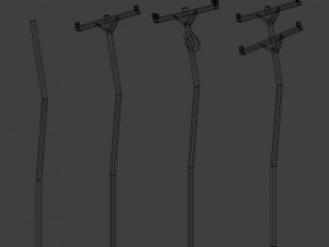 american energy poles Model 3D