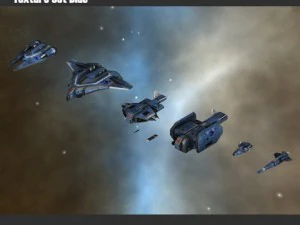 carrier  fighter fleet 3D Model