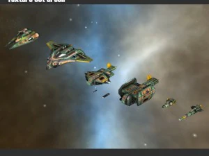 carrier  fighter fleet 3D Model