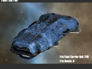 carrier  fighter fleet 3D Model