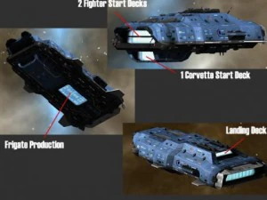 carrier  fighter fleet 3D Model