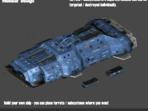 carrier  fighter fleet 3D Model